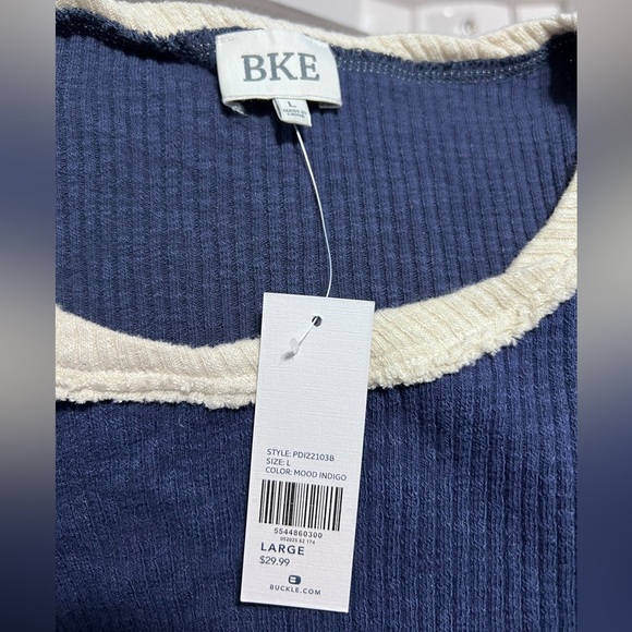 BKE Ribbed Tank Top - Picture 4 of 5